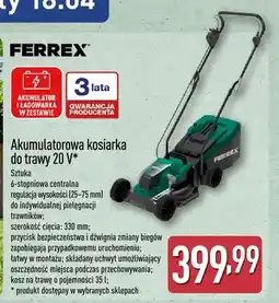 ALDI Akumulatorowa kosiarka do trawy 20 V oferta