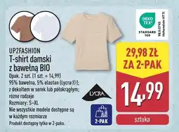 ALDI T-shirt damski z bawełną BIO oferta