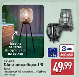 ALDI Solarna lampa podłogowa LED oferta