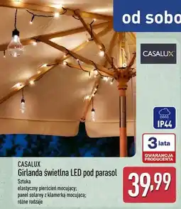 ALDI Girlanda świetlna LED pod parasol oferta