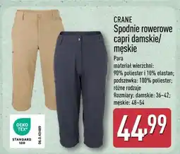 ALDI Spodnie rowerowe capri damskie/męskie oferta