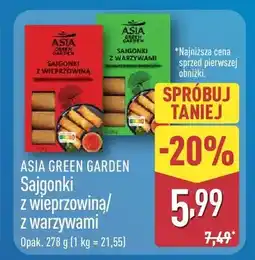 ALDI Sajgonki z wieprzowiną/z warzywami oferta