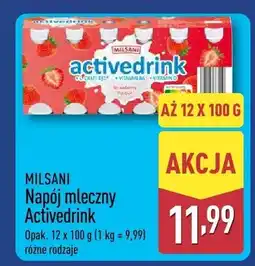 ALDI Napój mleczny Activedrink różne rodzaje oferta