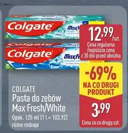 ALDI Pasta do zębów Max Fresh/White różne rodzaje oferta