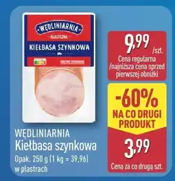 ALDI Kiełbasa szynkowa oferta