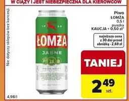Carrefour Express Piwo jasne puszka + 0,50 zł oferta