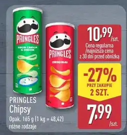 ALDI Chipsy różne rodzaje oferta