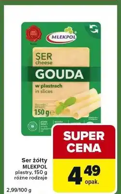 Carrefour Express Ser żółty plastry różne rodzaje oferta