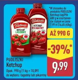 ALDI Ketchup łagodny lub pikantny oferta