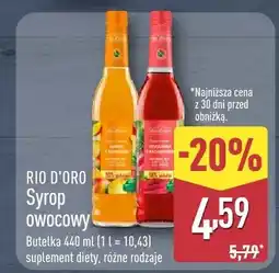 ALDI Syrop owocowy oferta