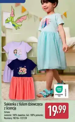 ALDI Sukienka z tiulem dziewczęca z licencją oferta