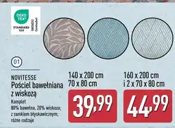 ALDI Pościel poscwełniana z wiskozą 160 x 200 cm i 2 x 70 x 80 cm oferta