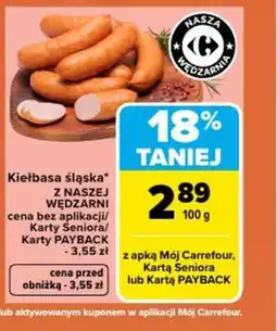 Carrefour Market Kiełbasa śląska oferta