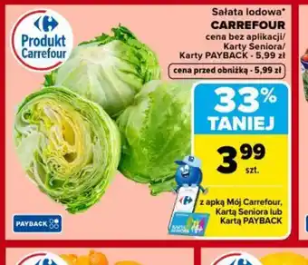 Carrefour Market Sałata lodowa Carrefour oferta