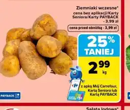 Carrefour Market Ziemniaki wczesne oferta