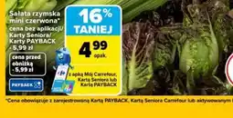 Carrefour Market Sałata rzymska mini czerwona oferta