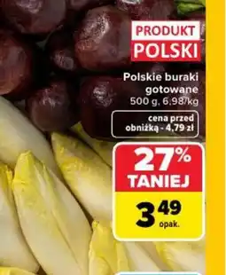 Carrefour Market Polskie buraki gotowane oferta