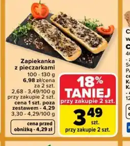 Carrefour Market Zapiekanka z pieczarkami oferta