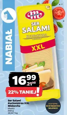 Netto Ser Salami Kuchmistrza XXL Mlekovita oferta