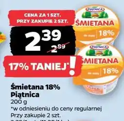 Netto Śmietana 18% Piątnica oferta