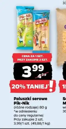 Netto Paluszki serowe Pik-Nik oferta