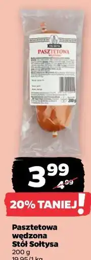 Netto Pasztetowa wędzona Stół Sołtysa oferta