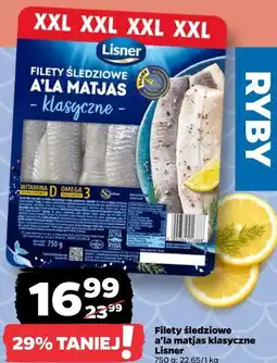 Netto Filety śledziowe a'la matjas klasyczne Lisner oferta