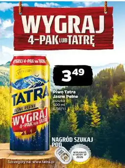 Netto Piwo Tatra Jasne Pełne puszka oferta