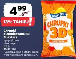 Netto Chrupki ziemniaczane 3D Snaxters oferta