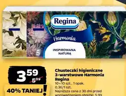 Netto Chusteczki higieniczne 3-warstwowe Harmonia Regina 10x10 szt., 1 opak oferta