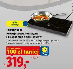 Lidl Podwójna płyta indukcyjna z blokadą rodzicielską oferta