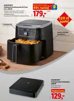 Lidl Frytkownica beztłuszczowa Air Fryer, 6.7l, 2150W oferta