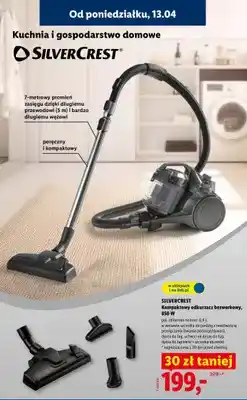 Lidl Kompaktowy odkurzacz bezworkowy, 850W oferta