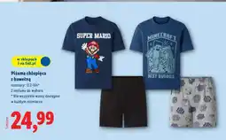 Lidl Piżama chłopięca z bawełną oferta