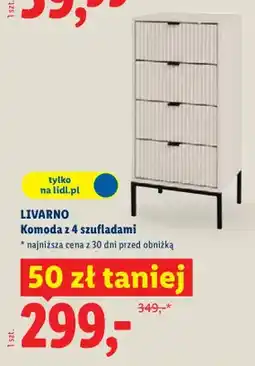 Lidl Komoda z 4 szufladami oferta