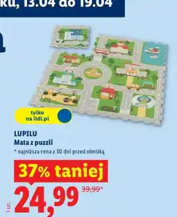 Lidl Mata z puzzli oferta