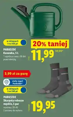 Lidl Skarpety robocze męskie, 5 par, rozmiary: 39-46, 2 zestawy do wyboru oferta