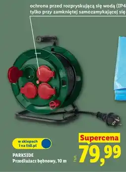 Lidl Przedłużacz bębnowy, 10 m oferta