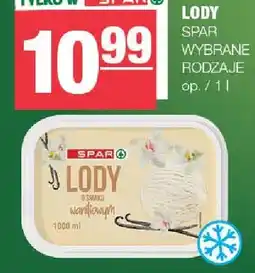 Spar Lody wybrane rodzaje oferta
