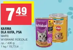 Spar Karma dla kota, psa wybrane rodzaje oferta