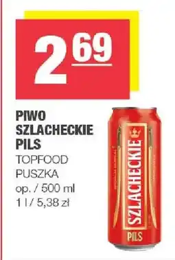 Spar Piwo szlacheckie pils puszka oferta