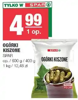 Spar Ogórki kiszone oferta