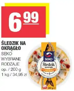 Spar Śledzie na okrągło wybrane rodzaje oferta