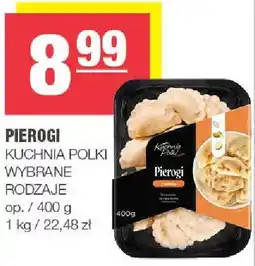 Spar Pierogi wybrane rodzaje oferta
