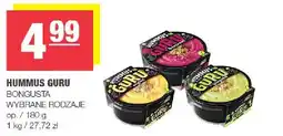 Spar Hummus guru wybrane rodzaje oferta