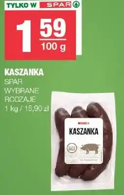 Spar Kaszanka wybrane rodzaje oferta