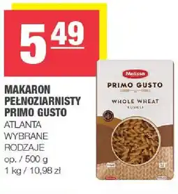 Spar Makaron pełnoziarnisty primo gusto wybrane rodzaje oferta