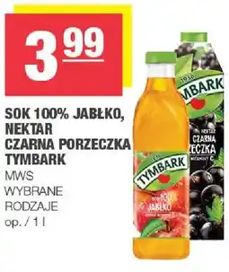 Spar Sok 100% jabłko, nektar czarna porzeczka wybrane rodzaje oferta