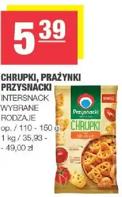 Spar Chrupki, prażynki przekąskowe Intersnack wybrane rodzaje oferta