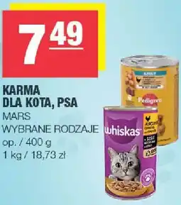 Spar Karma dla kota, psa wybrane rodzaje oferta